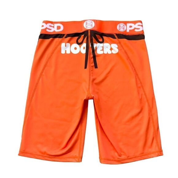 🆕Hooters Logo Orange Waitress Uniform Biker Shorts - Picture 2 of 7